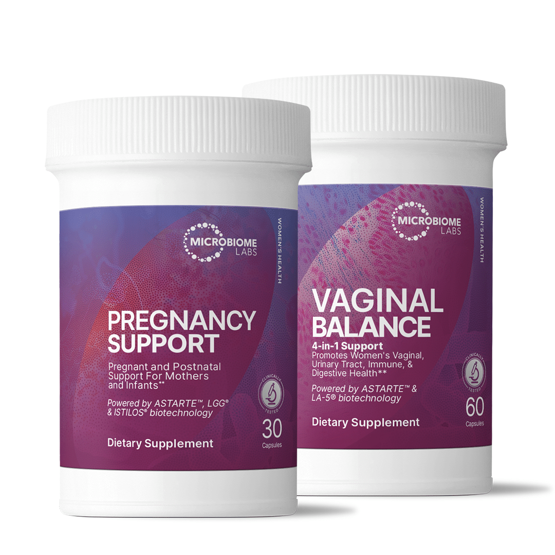The Women's Health products Pregnancy Support and Vaginal Balance